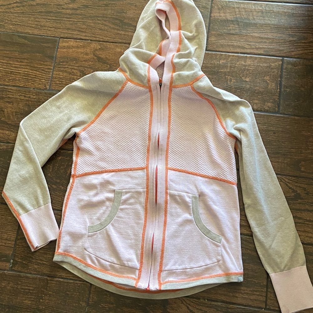 Eddie Bauer Pink and Orange Knit Jacket